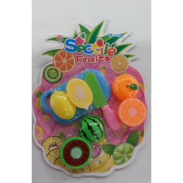 Imagem de Frutas De Brinquedo Com Tiras Autocolantes Para Cortar - Futuro 