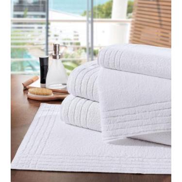 Imagem de Jogo Toalha Hotel 4 Banho 2 Rosto 2 Piso Lufamar 600gr/m²