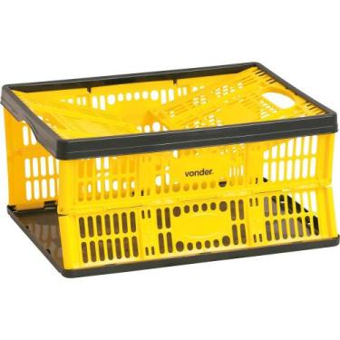 Imagem de Caixa plástica desmontável 475x350x225mm 10kg cdv0475 Vonder