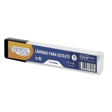 Imagem de Laminas Para Estilete - 18 mm - 10 Unidades - BRW