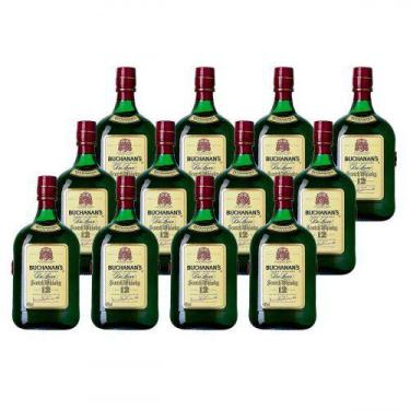 Imagem de Whisky Escocês Buchanans 12 anos 1 Litro Caixa com 12 unidades