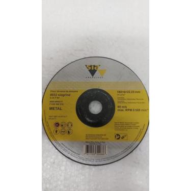 Imagem de Disco de Desbaste - Metal 180 x 6 x 22,23 mm - 7 x 1/4 x 7/8 - SIA - B