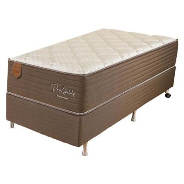 Imagem de  Cama Box Solteiro (Box + Colchão) 78x188x69 Pro Quality Prorelax Mola