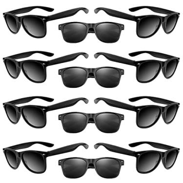 Imagem de TUPARKA Pacote com 20 óculos de sol infantis a granel para lembrancinhas de festa de verão na piscina, festas de aniversário, pretas