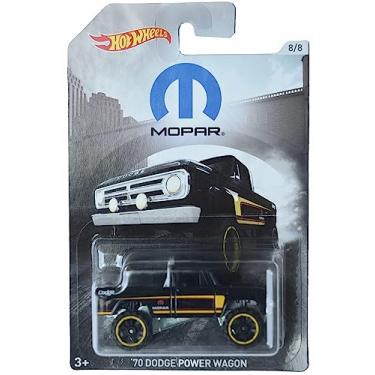 Imagem de Hot Wheels Caminhão Dodge Power Wagon 1970 Preto, Escala 1:64, Criança, Unissex