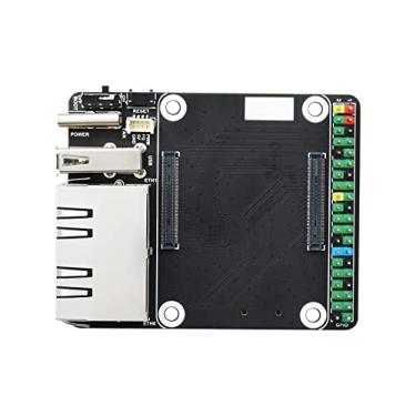 Imagem de Mini placa base Gigabit Ethernet dupla para módulo de computação Raspberry Pi 4 CM4, interfaces ETH/Micro SD/USB integradas, adequada para avaliar o Raspberry Pi CM4 ou ser integrado em produtos
