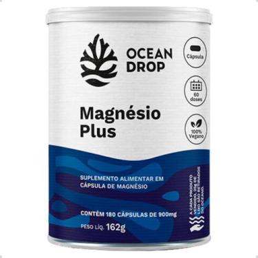 Imagem de Magnesio Plus Vegano 900mg 180 Capsulas Ocean Drop, Natural