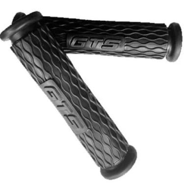 Imagem de Manopla Gts Borracha Preta Bicicleta MTB Urbana