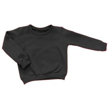 Imagem de Casaco Suéter Moletom infantil menino e menina flanelado grosso. - Flo