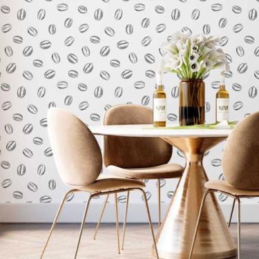 Imagem de Papel De Parede Adesivo Café Colorir N014025 0,58x2,5M - Adesivo BR