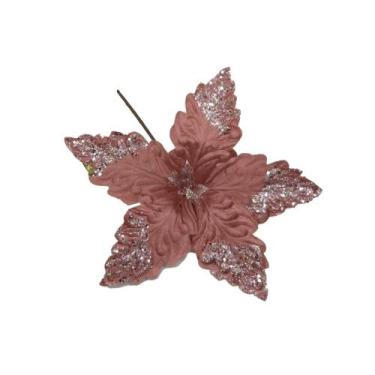 Imagem de Bico de papagaio Flor de Natal poinsetia natalina 4 und - Magizi, Rose