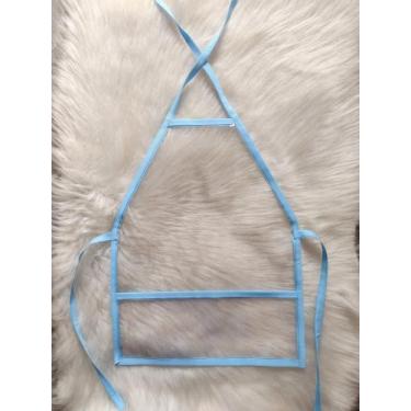 Imagem de Avental infantil artes pré escolar plástico cristal transparente - Esp