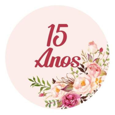 Imagem de Painel Redondo C/ Elástico 1,50m 15 Anos - Fadrix