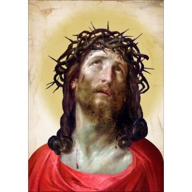 Imagem de Quadro Com Moldura Jesus Coroa de Espinho - Fabrika de Festa, GG