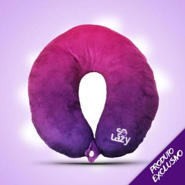 Imagem de Almofada Travesseiro Encosto De Pescoço Viagem Preguiça - So Lazy