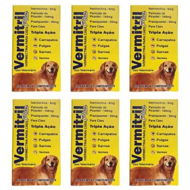 Imagem de Antipulgas, Vermífugo e Giarcida - 24 Comprimidos Mastigáveis para Cãe