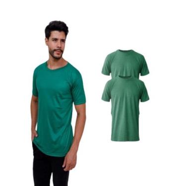 Imagem de Kit 3 Camisetas Lisas Básicas Manga Curta 100% Poliester - Sunset, GG,