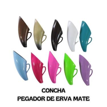 Imagem de Concha Para Erva Guampa Pegador de Erva Sortido - Chimarrão para Divas