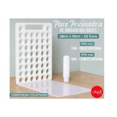 Imagem de Placa Porcionadora,Dosadora De Doces Brigadeiro, Beijinho 15Gramas - C