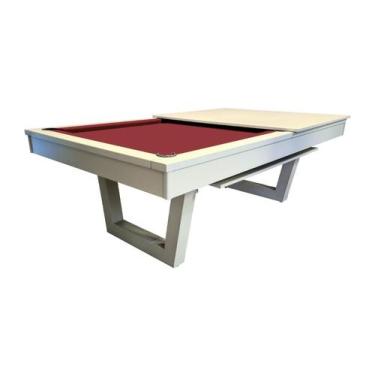 Imagem de Mesa de Sinuca/Bilhar com Tampo de Jantar Cor Nude - 2,20 x 1,20 - Nel