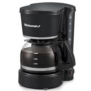 Imagem de Elite Gourmet EHC-5055# Cafeteira Automática de Cerveja e Gotejamento Inclui Caneca Térmica Interior de Aço Inoxidável de 400 ml, Compatível com Grãos de Café, Filtro Reutilizável