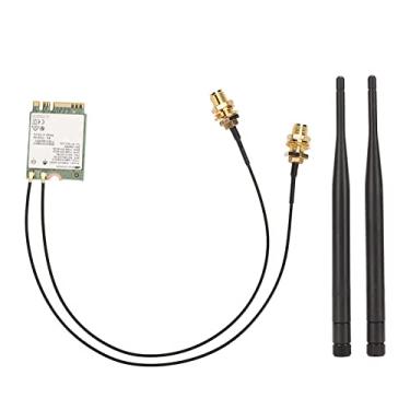 Imagem de Módulo de Placa de Rede Wifi Gigabit de Banda Dupla Sem Fio para Ngff Bluetooth5.2 6E 802.11Ax Banda Triband Padrão 6 Geração M.2 para Mbps, Placas de Rede