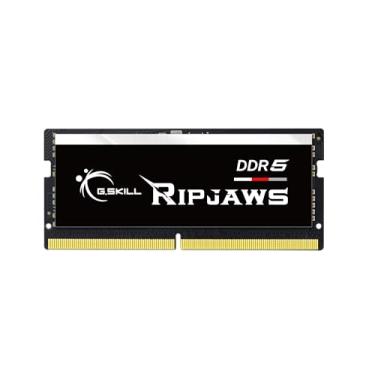 Imagem de G.SKILL Ripjaws DDR5 SO-DIMM Series DDR5 RAM 16GB (1x16GB) 5600MT/s CL46-45-45-89 1,10V Unbuffered Non-ECC Notebook/Laptop Memory SODIMM (F5-5600S4645A16GX1-RS)