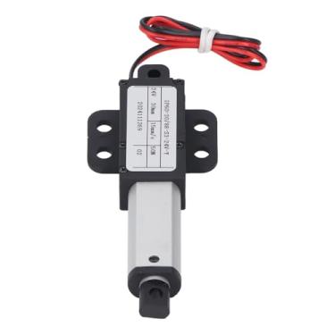 Imagem de Atuador Linear de 24 V, Tubo de Alumínio IPX4 e Montagem Em ABS, Curso de 1,2 pol., Impulso de 50 N, Velocidade de 15 Mm/s, Interruptor de Limite Final, Atuador de Movimento