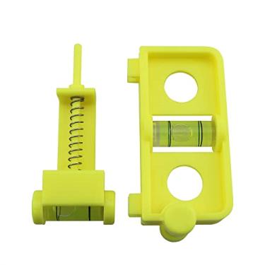 Imagem de Ruiwaer Conjunto de nível de arco e flecha com arco, conjunto de nível de corda de plástico, arcos compostos, afinação e montagem, acessório combo de nível de afinação de tiro com arco, amarelo