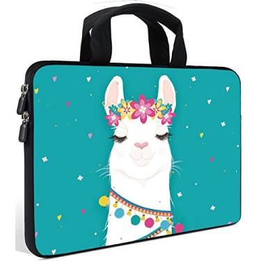Imagem de AMARY14 15 15,4 15,6 polegadas Bolsa para laptop com alça de proteção de computador Bolsa para notebook capa de neoprene capa de viagem macia para Dell Lenovo Toshiba HP Chromebook ASUS Acer (Alpaca)
