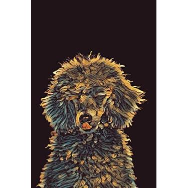 Imagem de THE POODLE 001 Notebook - The Dark Animal Series: 6x9” blank, 120 page unruled notebook for writing, sketching or doodling