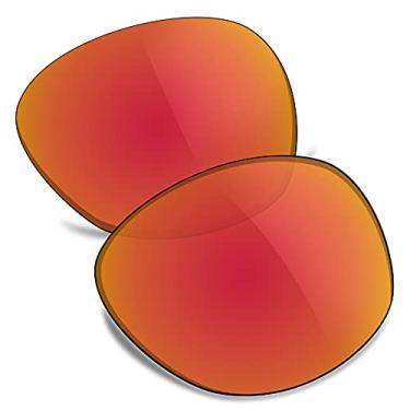 Imagem de TRUSHELL 16+ opções de substituição para óculos de sol OAKLEY Garage Rock, Vermelho fogo - polarizado, Garage Rock