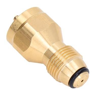 Imagem de Adaptador de Recarga de Tanque de Propano, Mini de Latão para Cilindros de Gás de 1 Lb, Cozinha de Acampamento, Necessidades de Aquecimento, Resistente à Corrosão, Com Alça para