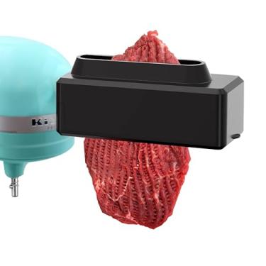 Imagem de Wiselet Acessório de amaciador de carne compatível com batedeira KitchenAid e Cuisinart, bife amaciante, carne de porco, lâmpada e veado, estrutura de liga de corpo inteiro, seguro para lava-louças,