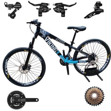 Imagem de Bicicleta 26 VikingX Tuff25 21v SHIMANO Freeride Disco Mecânico Pneu Slick 1.50-Unissex