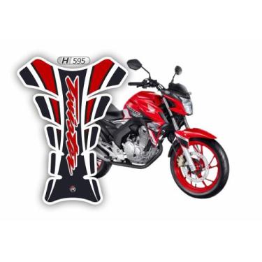 Imagem de Adesivo Protetor De Tanque Moto Cb Twister 250 Resinado H595 - Resitan