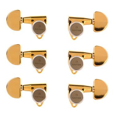 Imagem de Gotoh Magnum Lock-Trad 3+3 afinadores de guitarra, dourado