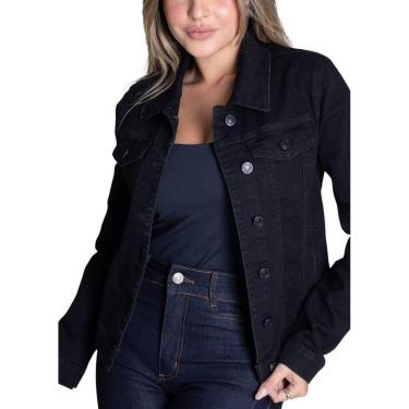 Imagem de Jaqueta Sarja Sawary - 279194 - Preto GG-Feminino