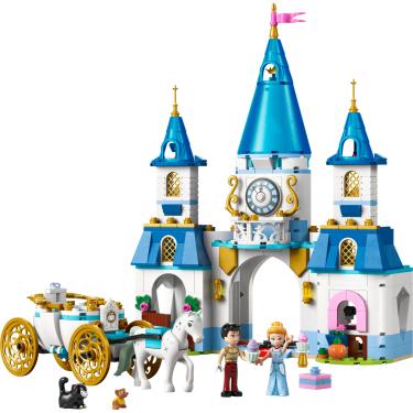 Imagem de LEGO® Disney - Castelo da Cinderela e Carruagem de Cavalo