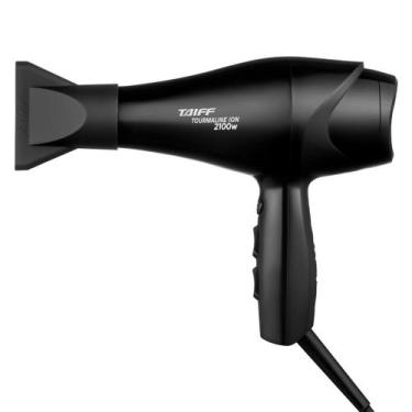 Imagem de Secador de Cabelo Taiff New Tourmaline Íon Preto 2100w 220v, Preto, 22