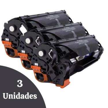 Imagem de Kit 3X Toner Compatível 435a 436a 285a P/ P1102w M1120 M1132 - Evolut