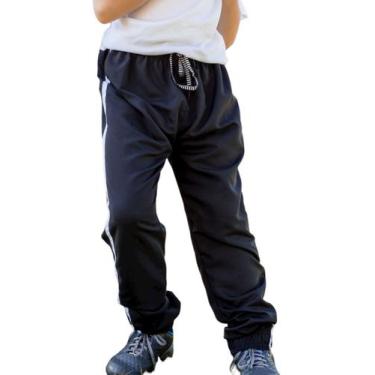 Imagem de Calça Tactel Jogger Infantil Esportes Escolar Inverno 018 - FR, Preto,