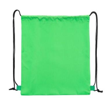 Imagem de Kit 10 Mochila Tipo Saco Sacochila Poliéster  Lisa S/gravar - JRMarket