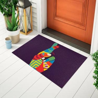 Imagem de Tapete De Porta Capacho Divertido Dedos Cruzados Ca992