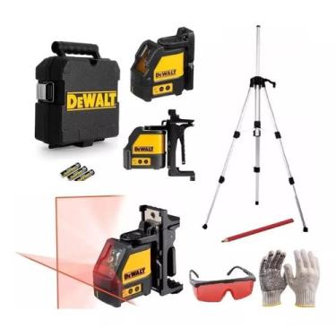 Imagem de Nivel Laser Dewalt Dw088k Com Maleta, Base Luva Lapis Oculos