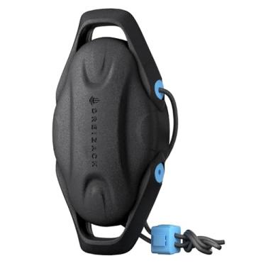 Imagem de Dreizack Pacote com 1 para-lama de barco, para-choque de barco para ancoragem com cordas, pára-choque de barco pontão marinho com nervuras infláveis para docas, preto