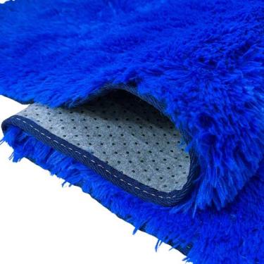 Imagem de 2 Tapete Passadeira Peludo Kit Beira de Cama Closet Aparador - Mava En