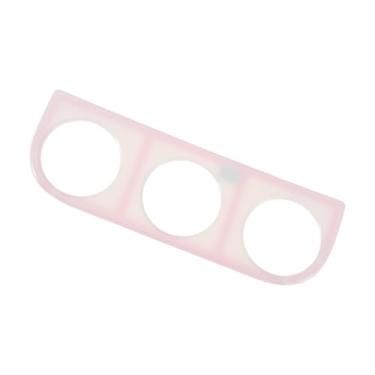 Imagem de REPAIROCK 1 peça de acabamento de tampa de controle de botão de interruptor CA para Jeep Wrangler JK 2011-2017 A/C acabamento de painel de ar condicionado ABS branco