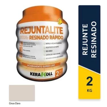 Imagem de Rejunte rejuntalite resinado rapido 2kg kerakoll, CINZA CLARO