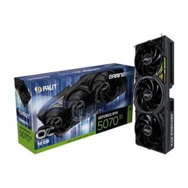 Imagem de GPU Palit Geforce Rtx 5070 Ti Gamingpro 16ggb 256bits Oc Ne7507ts19t2-